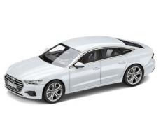 Модель автомобиля Audi A7 Sportback, Glacier White, Scale 1:43